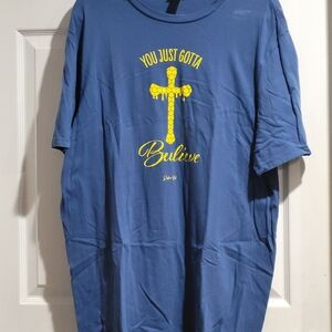 Blue Believe Graphic Tee